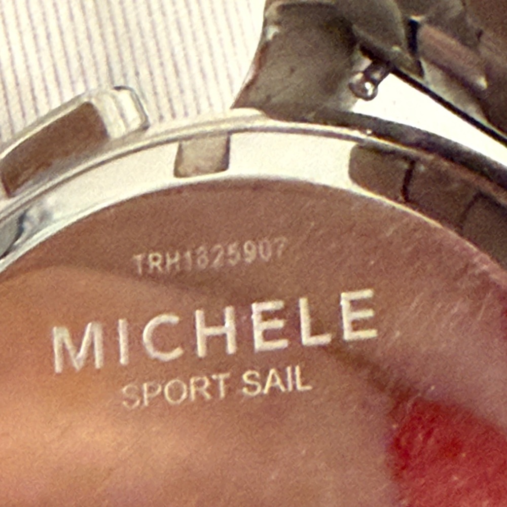 Michele Silver Chronograph women Watch - Picture 9 of 13